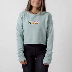 Choke Republic Roll Like A Girl Women's Crop Crewneck APPAREL