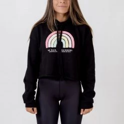 Choke Republic No Rainbows Women's Crop Hoodie