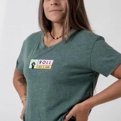 Choke Republic Roll Like A Girl Women's Crop Tee APPAREL