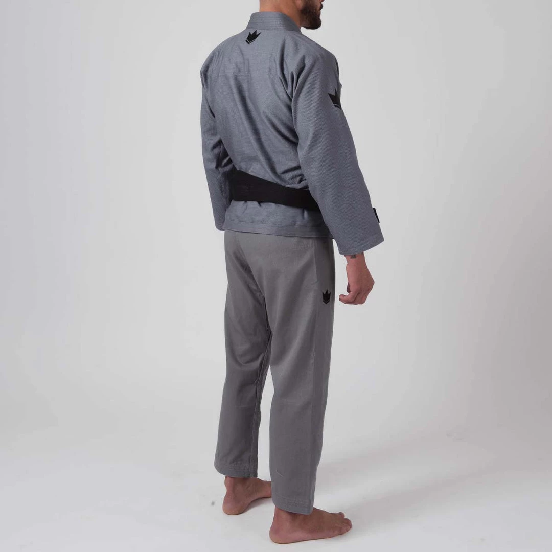 NEW ARRIVALS Kingz The ONE Jiu Jitsu Gi - Grey - FREE White Belt