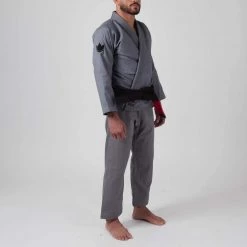 NEW ARRIVALS Kingz The ONE Jiu Jitsu Gi - Grey - FREE White Belt