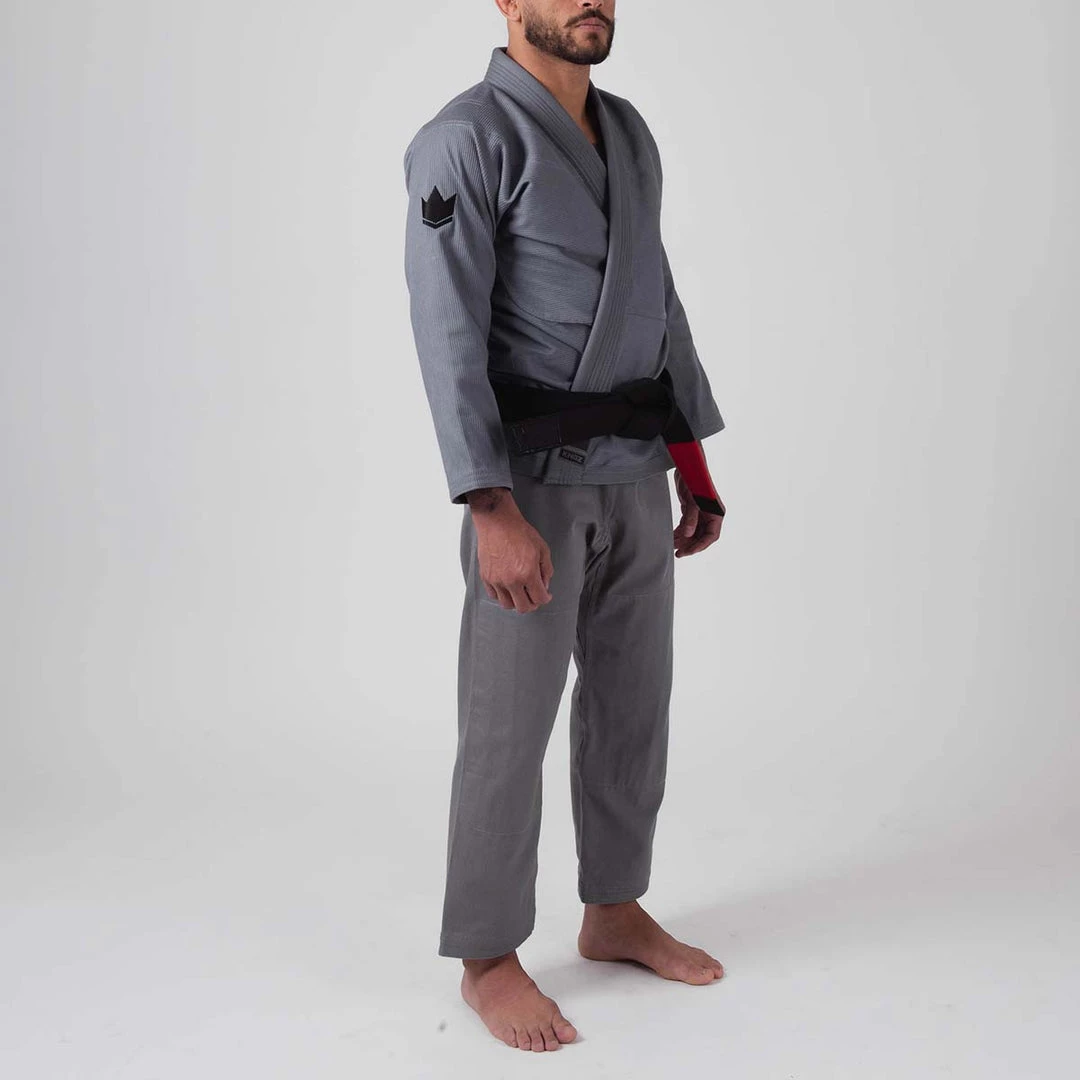 NEW ARRIVALS Kingz The ONE Jiu Jitsu Gi - Grey - FREE White Belt