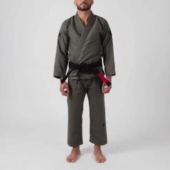Kingz The ONE Jiu Jitsu Gi - Military Green - FREE White Belt KIMONOS