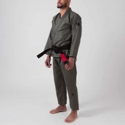 Kingz The ONE Jiu Jitsu Gi - Military Green - FREE White Belt KIMONOS
