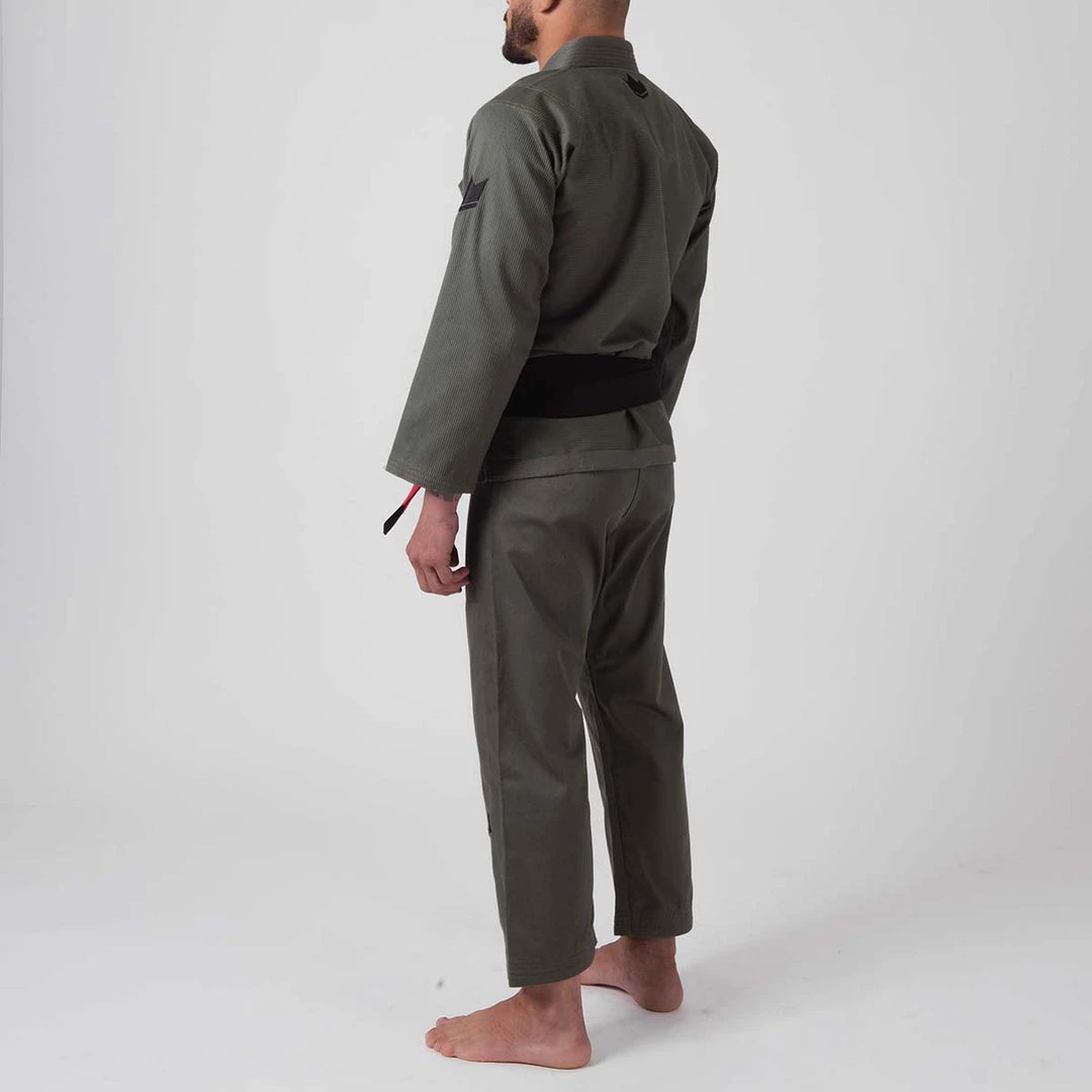 Kingz The ONE Jiu Jitsu Gi - Military Green - FREE White Belt KIMONOS