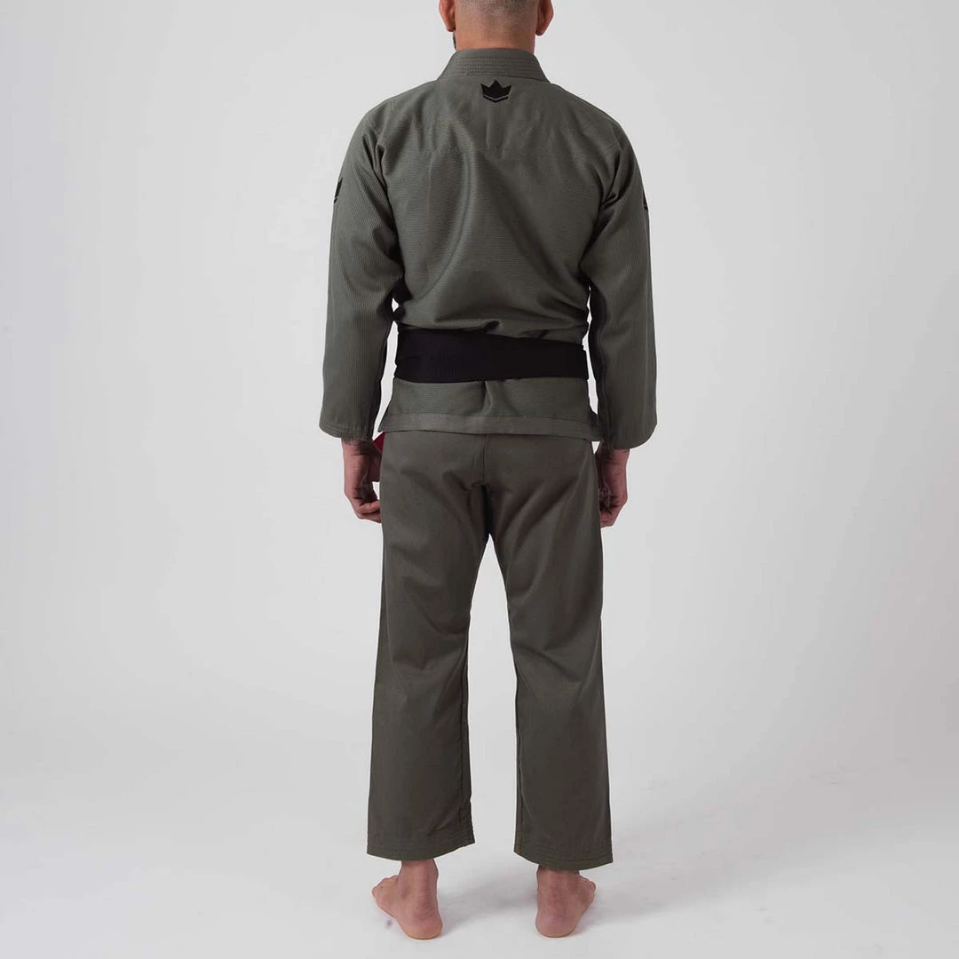 Kingz The ONE Jiu Jitsu Gi - Military Green - FREE White Belt KIMONOS