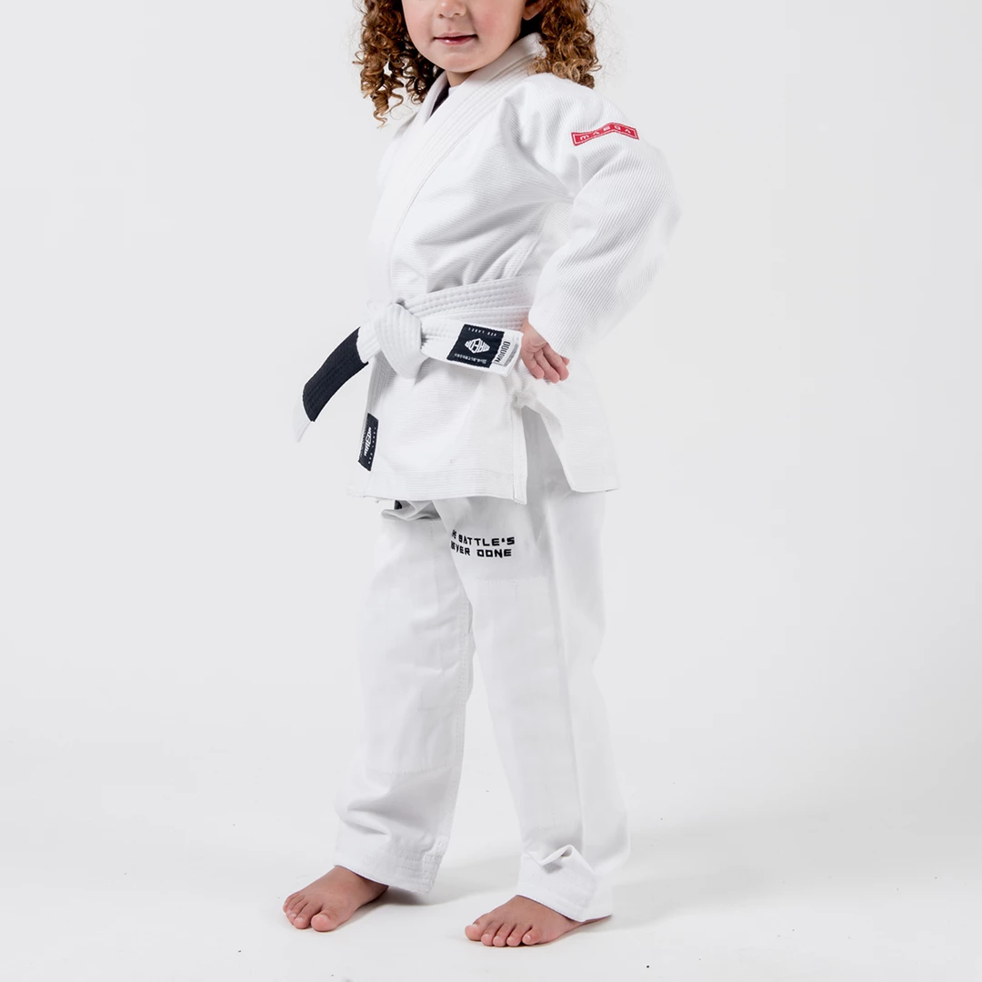 KIMONOS Maeda Red Label 3.0 Kid's Jiu Jitsu Gi (Free White Belt)
