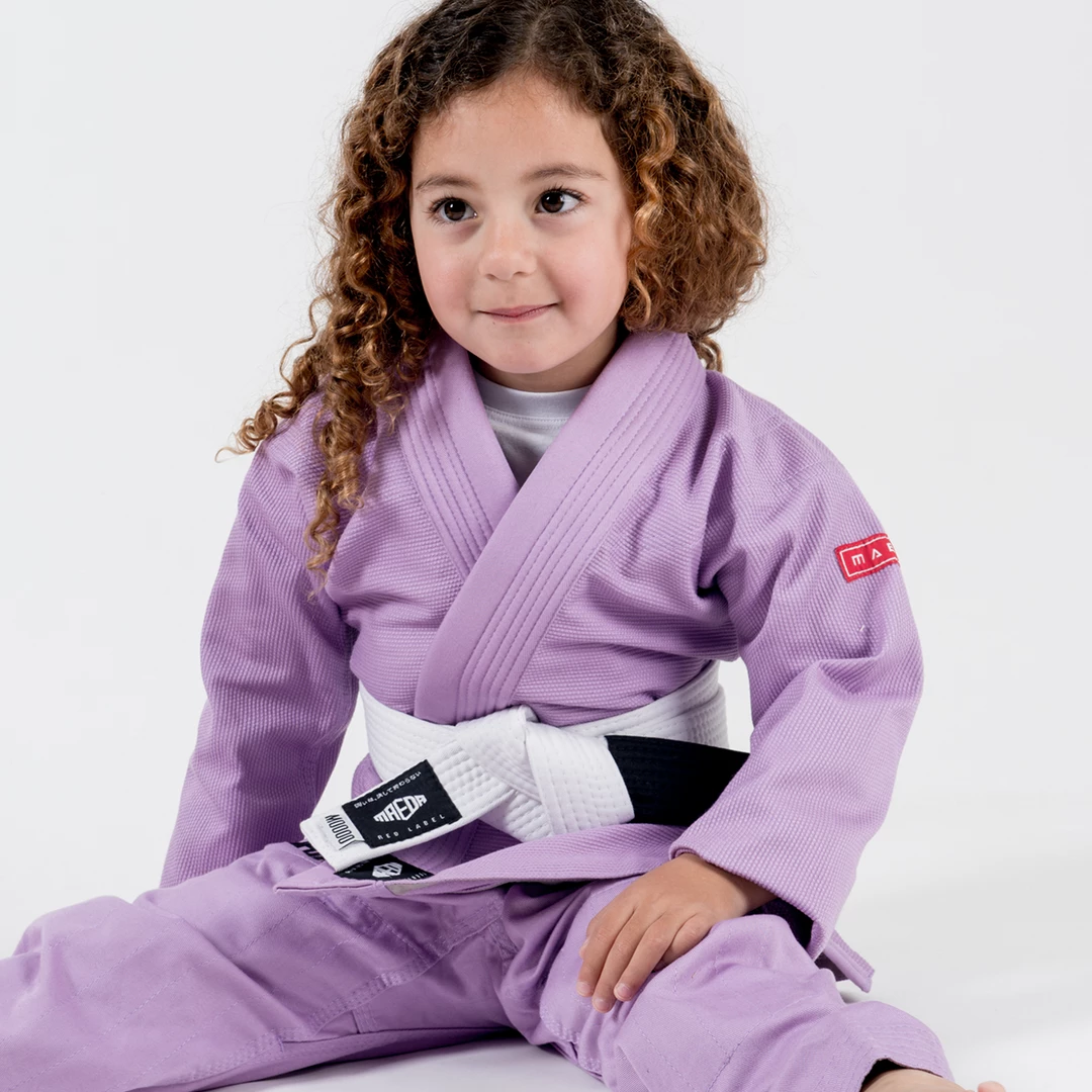 KIMONOS Maeda Red Label 3.0 Kid's Jiu Jitsu Gi (Free White Belt)