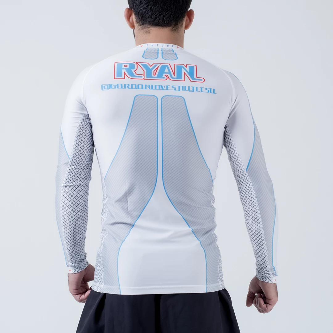 Future Kimonos King Ryan 2020 L/S Rash Guard - White NO GI