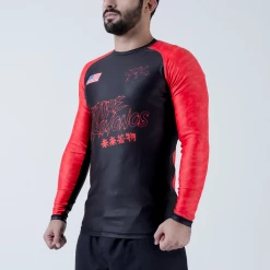 NO GI Future Kimonos Under Dawg L/S Rash Guard - Red