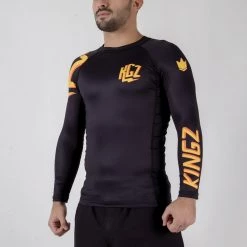 NO GI Kingz KGZ Rash Guard - Orange Edition