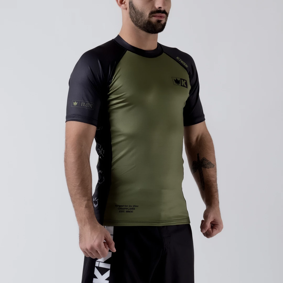 NO GI Kingz Krown S/S Jiu Jitsu Rash Guard