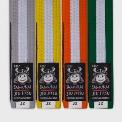 Fighters Market Lil Samurai Kids Belts - White Stripe