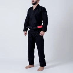 KIMONOS Maeda Black Label Jiu Jitsu Gi (Free White Belt)