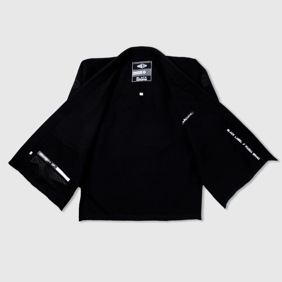 KIMONOS Maeda Black Label Jiu Jitsu Gi (Free White Belt)