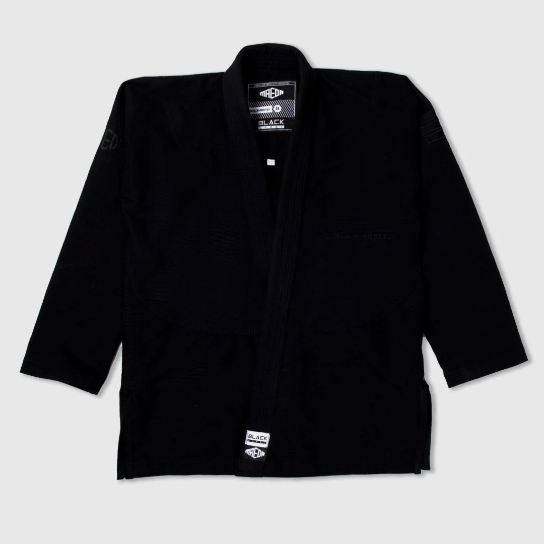KIMONOS Maeda Black Label Jiu Jitsu Gi (Free White Belt)