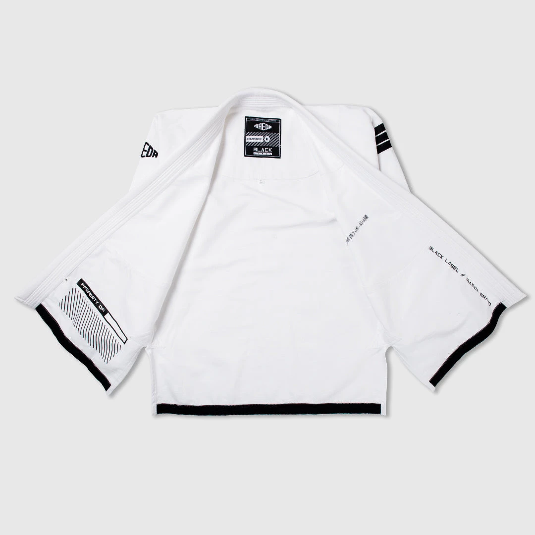 KIMONOS Maeda Black Label Jiu Jitsu Gi (Free White Belt)