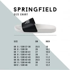 BearFoot Springfield Slides - White APPAREL