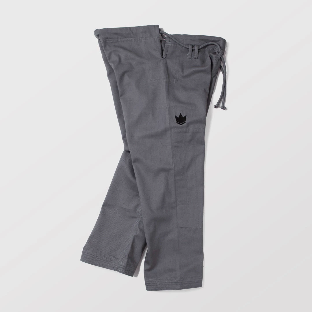 NEW ARRIVALS Kingz The ONE Jiu Jitsu Gi - Grey - FREE White Belt