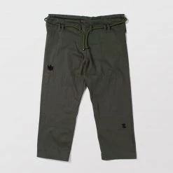 Kingz The ONE Jiu Jitsu Gi - Military Green - FREE White Belt KIMONOS